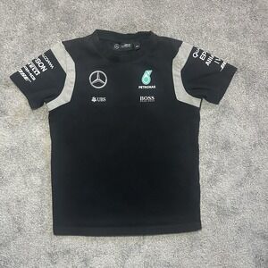AMG Petronas Formula One Team T-Shirt Youth Size 11/12 Black Racing